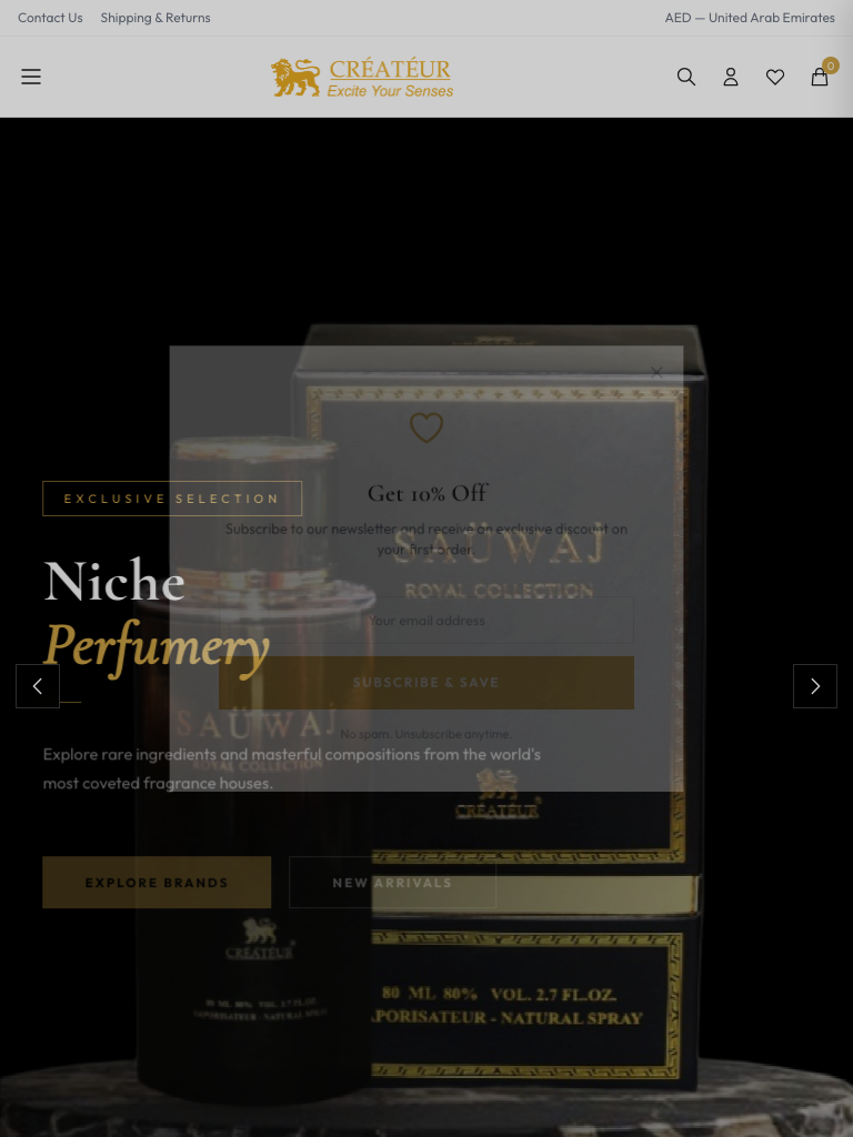 Createur Perfume Tablet