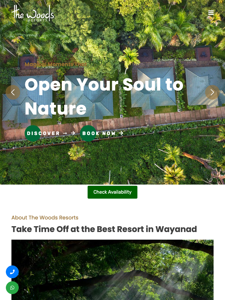 The Woods Resorts Tablet