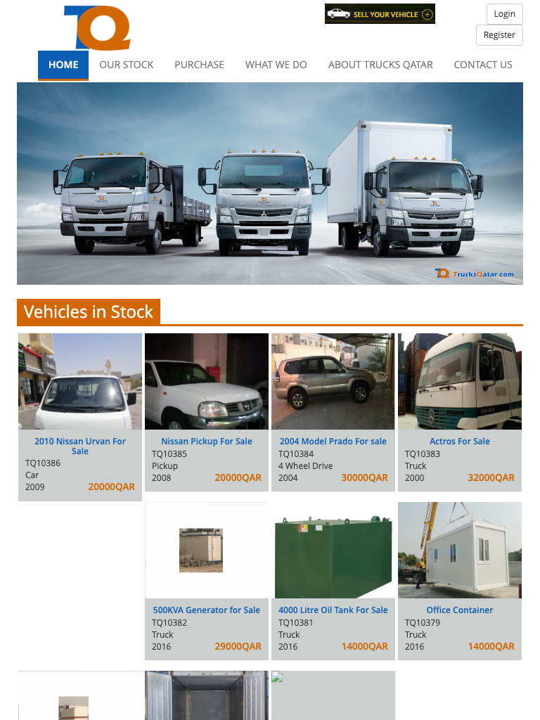Trucks Qatar Tablet