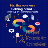 Starting your own  clothing brand & setting up an e-commerce website – 12 Major Points to Consider